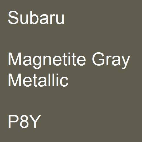 Subaru, Magnetite Gray Metallic, P8Y.